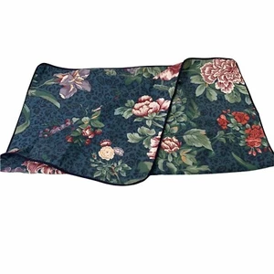 Single JC PENNEY Kissenbezug Sham Blau Blumen Standard Perma Presse Perkal 25x32 - Bild 1 von 8