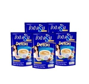 5X Detoxi Instant Coffee Mix Fiber Detox Weight Control Low Fat Beauti Srin Plus - Picture 1 of 8