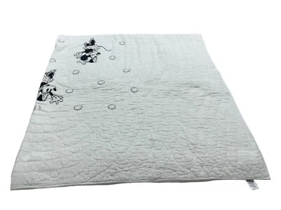 Edredón Pottery Barn Kids Disney Minnie Mouse Algodón Blanco 91 x 85 pulgadas Completo/Reina Foto 1 de 4