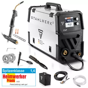 STAHLWERK MIG MAG 200 Doppelpuls Pro vollsynergisches Schweißgerät mit MMA - Bild 1 von 13