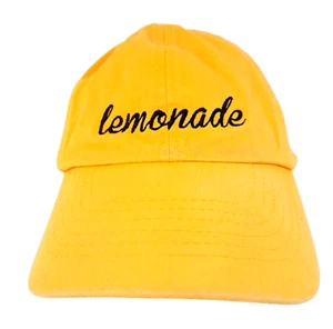 Baseballmütze Limonade Papa Kappe Erwachsene Strapback gelb gesticktes Logo - Bild 1 von 7