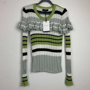 En Saison Pullover Rüschen Strick Oberteil - Bild 1 von 8