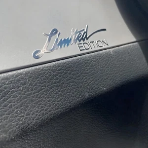 2× Metal Sticker Chrome Limited Edition Logo Emblem Badge Decals Car Accessories - Picture 1 of 10