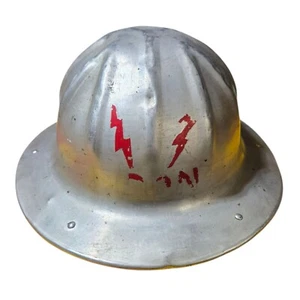 Vintage McDonald Metal Aluminum Hard Hat Cap Helmet Logging Mining... - Picture 1 of 24