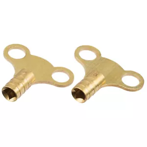 DRAPER 43799 BRASS RADIATOR KEYS PK OF 2 - Picture 1 of 1