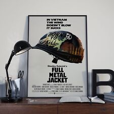 Full Metal Jacket Vietnam War Movie Film Poster Print Picture A3 A4