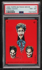 1989 Topps Batman Stickers The Joker #9 PSA 8 0nr3