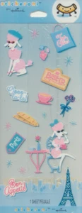 Hallmark Stickeroni - Bon Appetit!  1 Sheet 19 Stickers (NEW) - Picture 1 of 1