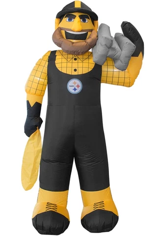 NFL Pittsburgh Steelers 7' Inflatable Mascot Black Gold New (S-24869PIT) Cover