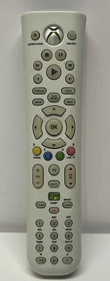 Microsoft Xbox 360 Universal Media Remote - White working - Image 1 of 4