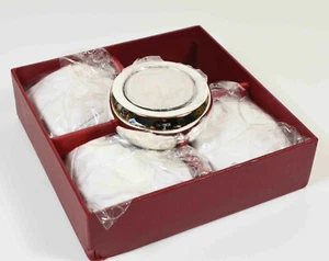 Beautiful Mint in Box Set of Silver Plated Roberts & Dore Candle Holders Set 1 - Picture 1 of 3