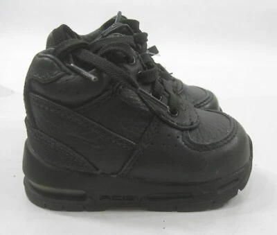 Nike Air Max Goadome (TD) 311569-001 Black Leather Boots  toddler Size 3 C - Image 1 of 4