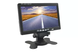 Monitor LCD 7" Telecamera Auto Retromarcia Ingresso RCA DVD GPS 7001B - Foto 1 di 5