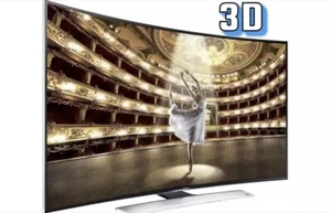 SAMSUNG 55 INCH 3D CURVED 4K SMART TV UN55HU9000F - Picture 1 of 12