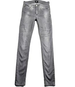 Hudson Nico Mid Rise Jegging Jeans Womens 25 Gray Denim Toothpick Skinny - Picture 1 of 13