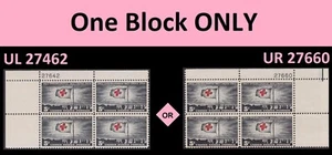 US 1239 International Red Cross 5c plate block 4 MNH 1963 - Picture 1 of 1