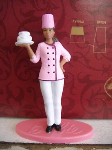 BARBIE LADY HOLDING CAKE - SMALL - Picture 1 of 7