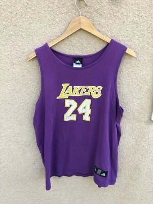 Camiseta deportiva Kobe Bryant #24 juvenil XL para hombre pequeña Los Angeles Lakers púrpura NBA Foto 1 de 4