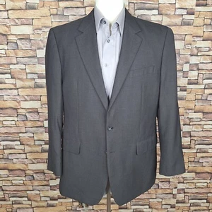 Croft & Barrow Suit Jacket Blazer Mens 42R Dark Gray Single Vented - Picture 1 of 9