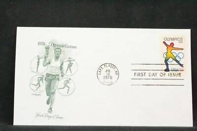 USPS FDC #1698 1976 13c Olympic Games Skating ArtMaster ST820 - Image 1 of 3