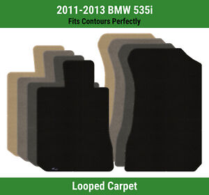Lloyd Classic Loop Front Row Carpet Mats for 2011-2013 BMW 535i 
