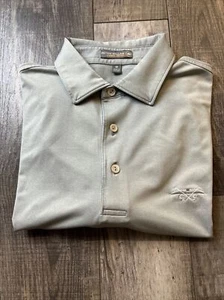 Peter Millar Shirt Mens Medium Summer Comfort Golf Polo Gray Casual Pullover - Picture 1 of 8