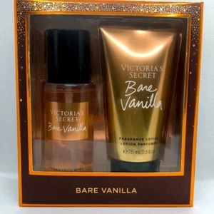 Victoria Secret BARE VANILLA fragranza corpo nebulizzatore e lozione set regalo - Foto 1 di 1