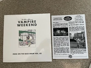 Vampire Weekend Frog On The Bass Drum Vol. 02 Live LP Vinyl Newsletter Sealed - Picture 1 of 4