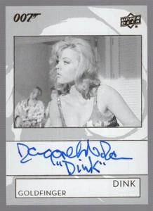 Margaret Nolan As Dink 2019 cubierta superior James Bond inscripciones automáticas *Goldfinger* - Imagen 1 de 2
