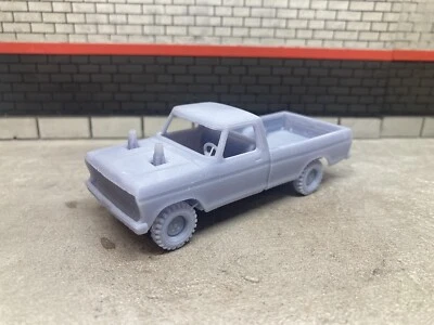 1/64 3D Printed Ford Truck Pickup Demolition Derby Demo Car For Diecast Diorama - Image 1 of 4