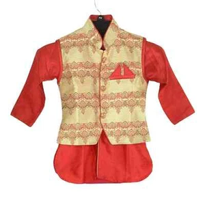 Modi Jacket & Vest Boys Indian Waistcoat Size 3 Wedding Party - Picture 1 of 8