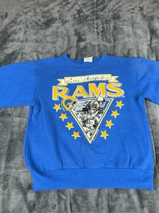 Vintage Los Angeles, Rams kids crewneck size M - Picture 1 of 10