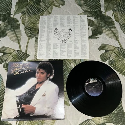 ВИНИЛОВАЯ ПЛАСТИНКА АЛЬБОМ Michael Jackson Thriller VG++ 80-е поп-текст песни Gatefold - Изображение 1 из 4