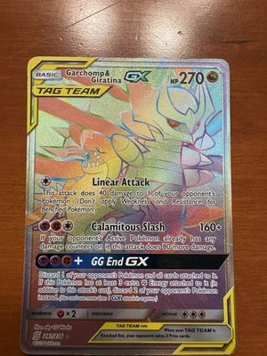 Garchomp & Giratina GX (Secret) 247/236 Sm-Unified Minds Holo - Image 1 of 2