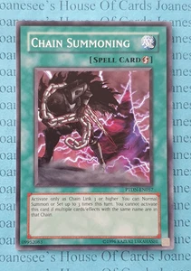 PTDN-DE057 Kettenbeschwörung Yu-Gi-Oh Karte Unl - Bild 1 von 3