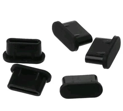 10X Type-C Dust Plug USB Charging Port Protector Silicone Cover for Smart Phone* - Image 1 of 4