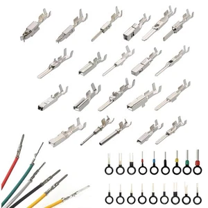 340Pcs 1/1.5/1.8/2.2/2.8/3.5mm Terminal Pins Wire Harness Pin Male Female2823 - Picture 1 of 6