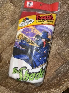 Vintage 90s Boys Fruit of the Loom Funpals The Shadow Underwear Showtoons HTF - Picture 1 of 4