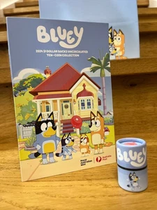Bluey 2024 $1 Blueybucks Uncirculated 10-Coin Collection Sealed Tube Folder AU - Picture 1 of 2
