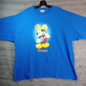 Disney 50th Disneyland Resort T-Shirt Erwachsene 2XL Blau Mickey Kurzarm Vintage - Bild 1 von 7