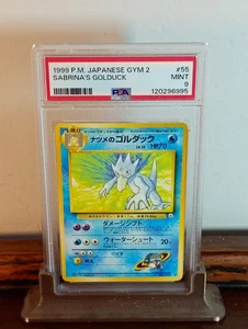 Sabrina's Golduck Japanese Gym 2 Pokemon Card - PSA Mint 9 - Picture 1 of 2
