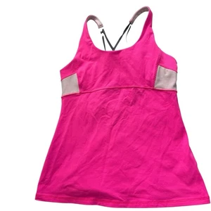 Débardeur femme Athleta trop taille S rose dos croisé - Photo 1/7