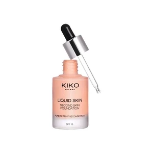 Kiko Milano Liquid Skin Second Skin Foundation SPF15 #190 Warm Rose 1.01 Oz. NIB - Picture 1 of 2