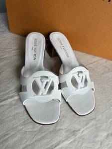 Louis Vuitton White Leather Isola Mule - Picture 1 of 23