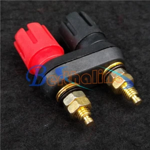 ONE NEW Speaker Cable TERMINAL Dual BINDING POST 5-WAY - Picture 1 of 6