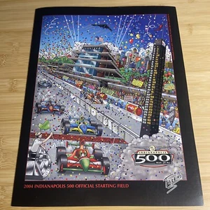 2004 Indianapolis 500 Official Starting Field Scorecard. Official Program Insert - Picture 1 of 7