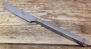 Gibson 18/10 Stainless China HEAVY Box Square Forged 1 Dinner Knife HELP ? Boxy - Picture 1 of 1
