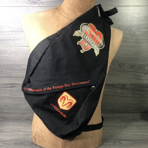 Tampa Bay Buccaneers Dodge Sling Crossbody Bag Backpack And Phone Holder Cover