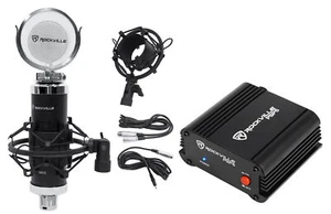 Rockville RCM03 Studio Recording Condenser Microphone+Phantom Power Supply - Picture 1 of 11