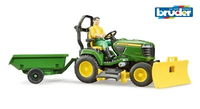 Bruder Spielzeug 62104 Traktor John Deere Rasentraktor Rasenmähertrecker bworld - Bild 1 von 4